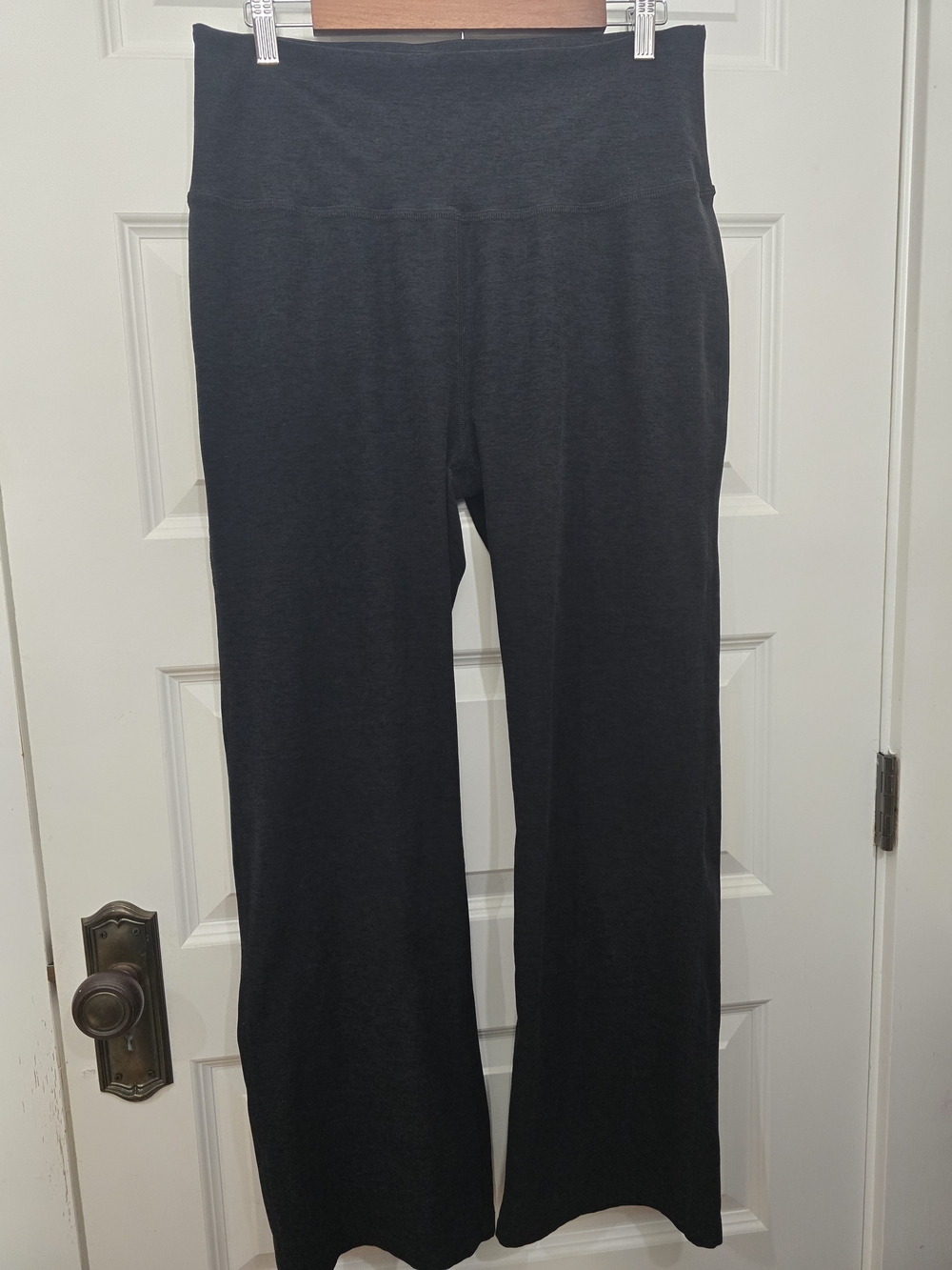 Beyond Yoga Charcoal Grey High-Rise Wide-Leg Yoga Pants 2X
